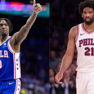Tyrese Maxey Shows Joel Embiid Heartfelt Gratitude During 'For the Franchise' Ceremony