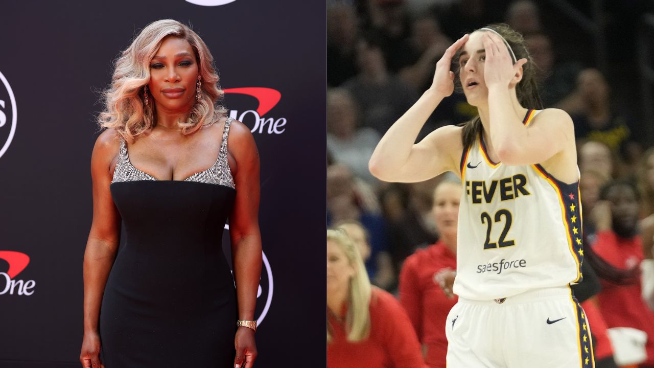 Serena Williams and Caitlin Clark