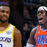 Bronny James and Lu Dort