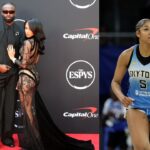 Jaylen Brown Attends Celtics-Lakers Summer League Contest With Beau Kysre Gondrezick and Angel Reese