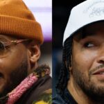 Carmelo Anthony and Jalen Brunson