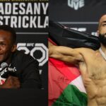 WATCH: Israel Adesanya in Stitches as Belal Muhammad Playfully Jibes Daniel Cormier Post-Fight