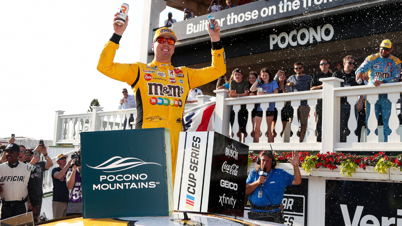 NASCAR Throwback: How Kyle Busch Overcame the Odds to Win at Pocono in 2021