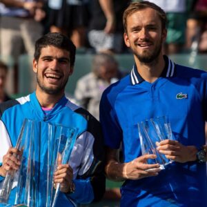Daniil Medvedev Chooses Carlos Alcaraz Over Jannik Sinner and Novak Djokovic As His 'Toughest Competitor'
