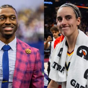 Robert Griffin and Caitlin Clark