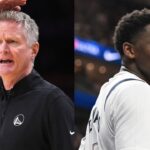 Steve Kerr and Anthony Edwards