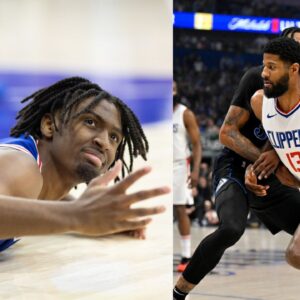 Tyrese Maxey Wasn't Pleased After Watching Paul George Score on Him During PG's Highlight Mix