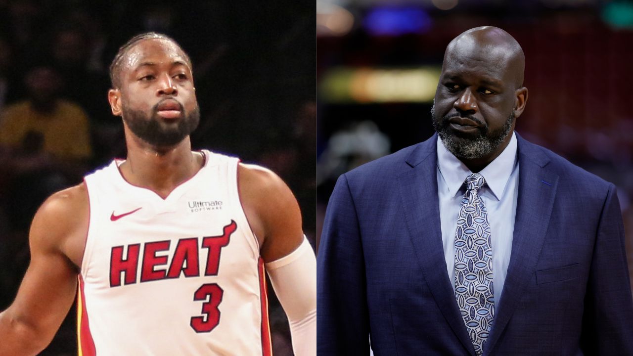 Dwyane Wade and Shaquille O'Neal