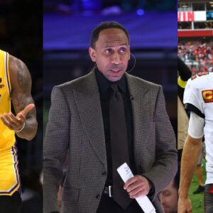 Stephen A Smith Refuses to Put LeBron James Over Tom Brady in Top 100 Rankings