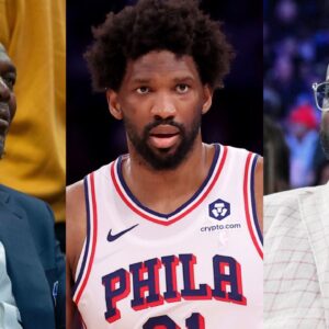 Hakeem Olajuwon, Joel Embiid, Shaquille O'Neal
