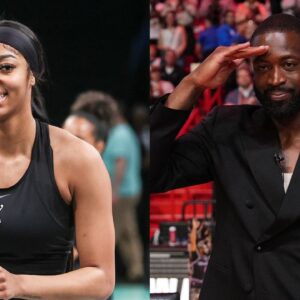 Angel Reese and Dwyane Wade