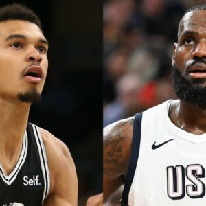 Victor Wembanyama and LeBron James