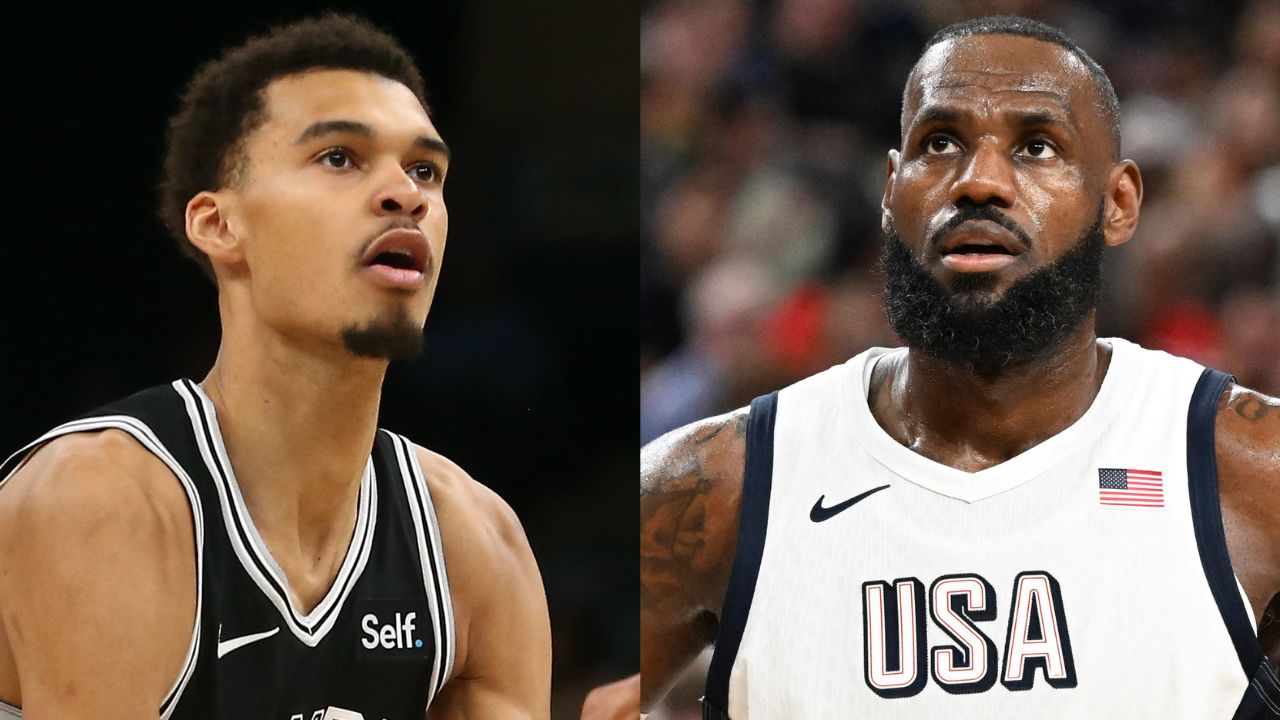 Victor Wembanyama and LeBron James