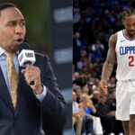 Stephen A Smith (Left) and Kawhi Leonard (Right)