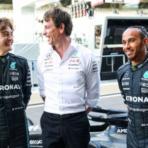 Toto Wolff Has 'No Problem At All' With George Russell and Lewis Hamilton Battling on Track