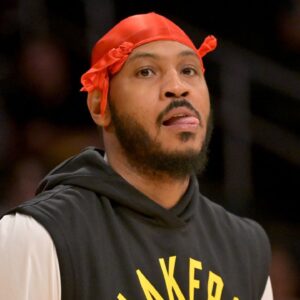 Carmelo Anthony Calls Out NBA Socials Over Tagging LaMelo Ball in a Reel With Him and LeBron James