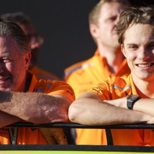 Watch: Zak Brown Keeps His Word to Commemorate Oscar Piastri’s First Win With Bizarre Hairdo