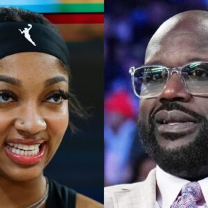 Angel Reese and Shaquille O'Neal