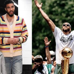 Jayson Tatum Cried a Little Bit When Son Deuce Gave Him 'NBA 2K Cover' News on Birthday