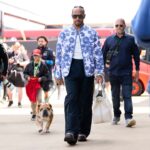The Return of Roscoe and a $40,900 Watch: How Lewis Hamilton Arrived for the Media Day at British GP