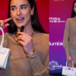 Caitlin Clark Dazzles with $213K Worth Tiffany Bling at WNBA All-Star Orange Carpet