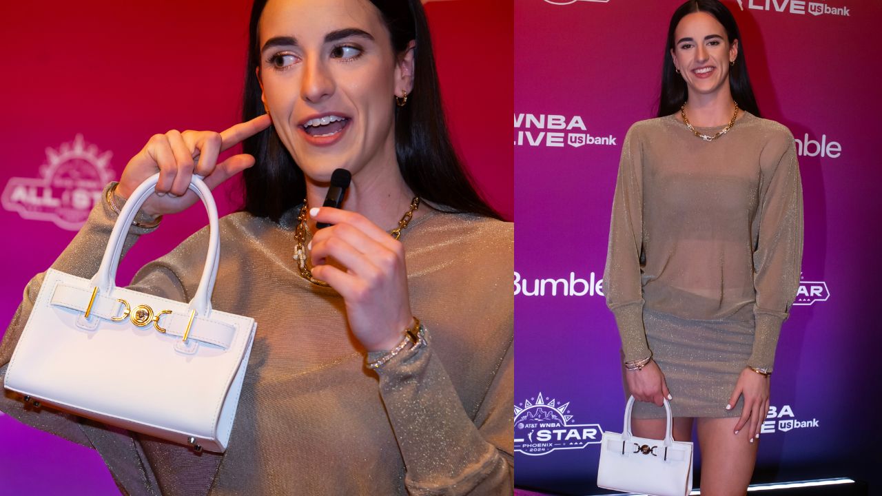 Caitlin Clark Dazzles with $213K Worth Tiffany Bling at WNBA All-Star Orange Carpet