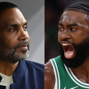 Grant Hill and Jaylen Brown