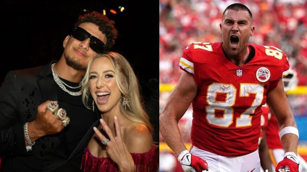 Travis Kelce Is All Fired Up as Brittany Shares Country Concert Snaps With Patrick Mahomes