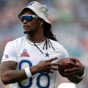 NFC wide receiver CeeDee Lamb (88) of the Dallas Cowboys before the 2024 Pro Bowl at Camping World Stadium