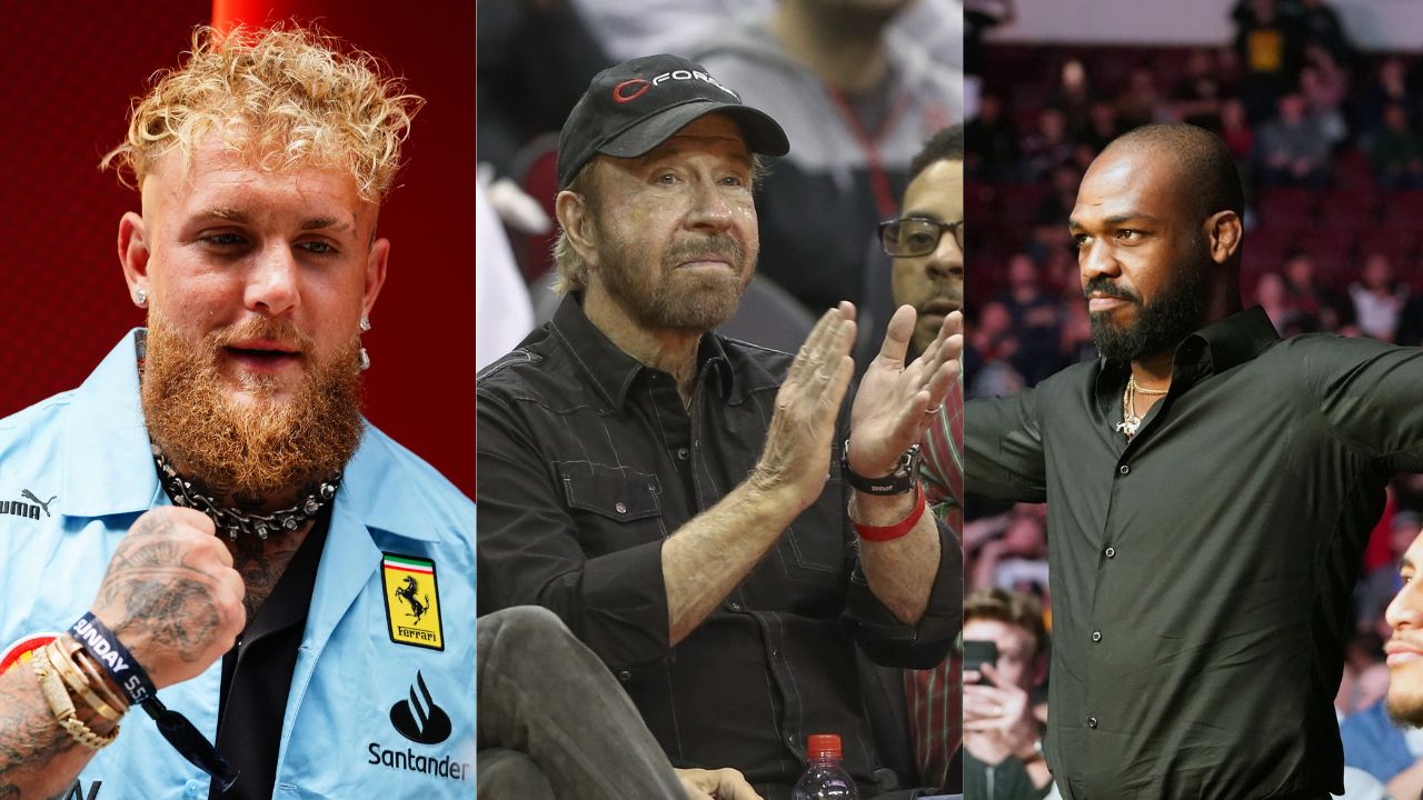 Jon Jones' 525-Lb Squat Impresses Jake Paul and Chuck Norris Amidst Injury Recovery