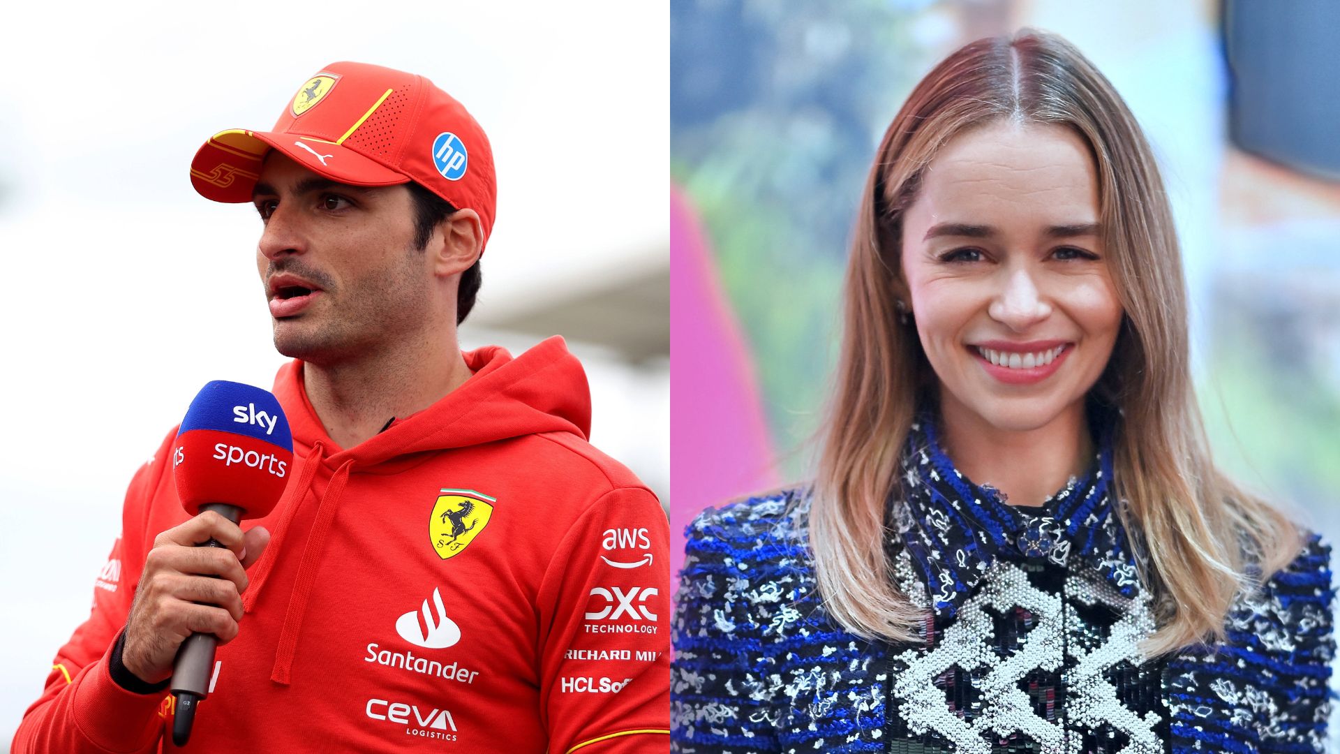 Carlos Sainz’s Game of Thrones Hot-Take Resurfaces After Emilia Clarke’s Ferrari Rendezvous