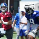 Daniel Jones and Malik Nabers.