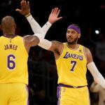 LeBron James and Carmelo Anthony