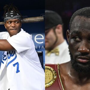 KSI Shares One-Word Reaction to Terence Crawford Posing With Eminem After Defeating Israil Madrimov