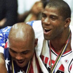 Charles Barkley and Magic Johnson