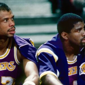 When Rookie Magic Johnson Sat in Kareem Abdul Jabbar’s Locker Room Seat to Send a Message to Laker Teammates