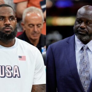 LeBron James and Shaquille O'Neal