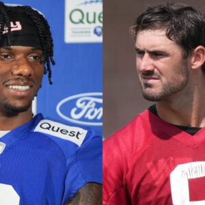 Malik Nabers Shows Maturity After Rough Joint Practice With Jets, QB Daniel Jones Gets Trashed Again