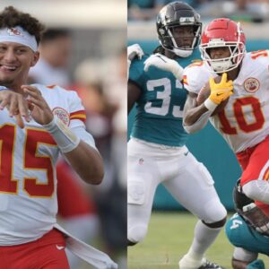 Patrick Mahomes and Isiah Pacheco