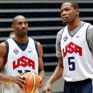Kobe Bryant and Kevin Durant in 2012