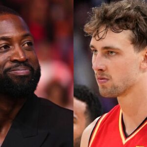 Dwyane Wade and Franz Wagner