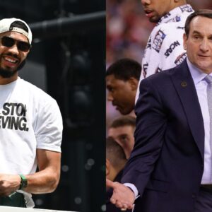 77 Year Old Mike Krzyzewski Baffles Jayson Tatum With His Bench Press
