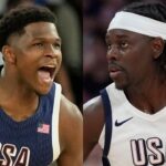 Anthony Edwards and Jrue Holiday