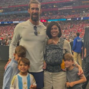 Michael Phelps Takes His Family for Their ‘First USA Basketball Game’ at the Paris Olympics to Witness History
