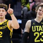 Brandin Podziemski and Lauri Markkanen