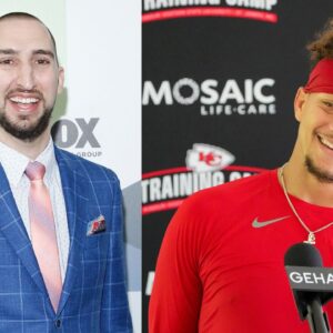 Nick Wright and Patrick Mahomes.