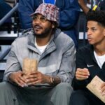Carmelo Anthony's Ex Wife Lala Hypes Up Son Kiyan For Beating His Father 1v1