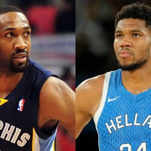 Gilbert Arenas and Giannis Antetokounmpo