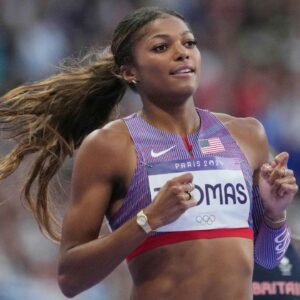 “Big of a Deal”: Gabby Thomas Gets Nostalgic Over Track Bibs After Historic Athlos Event