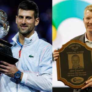 Novak Djokovic Puts Jim Courier in His Place After Proving Surprising Claim on Commentary Wrong